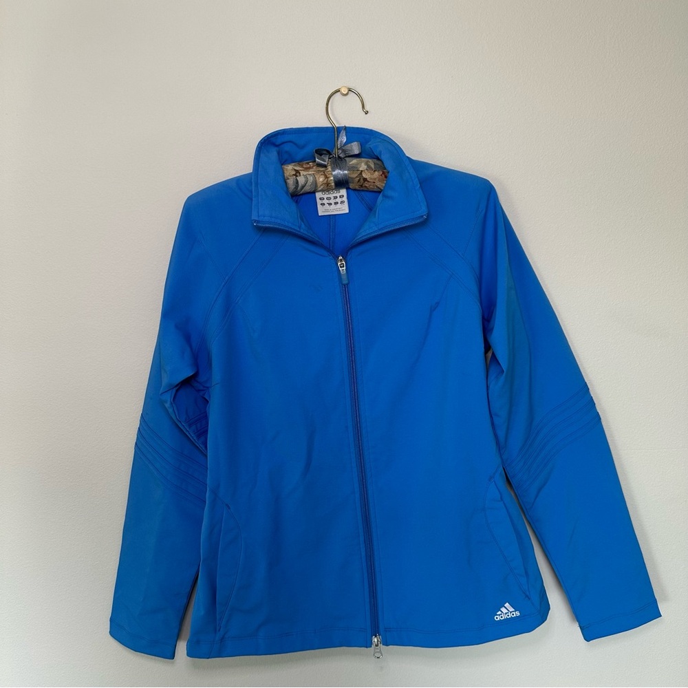 Adidas Vibrant Blue Track Jacket